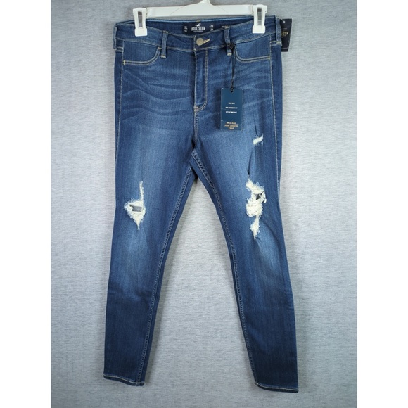 2x 👯‍♀️Host Pick⚡️Hollister High Rise Jean Legging Crop - Picture 3 of 15